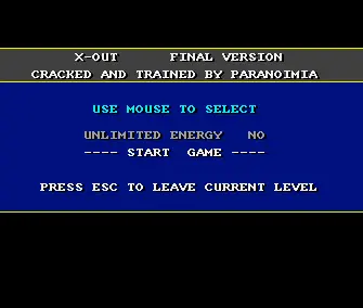 X-Out (1990) by Paranoimia