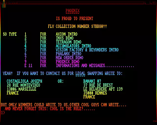 Fly Collection $7BB80 (1987) by Phoenix