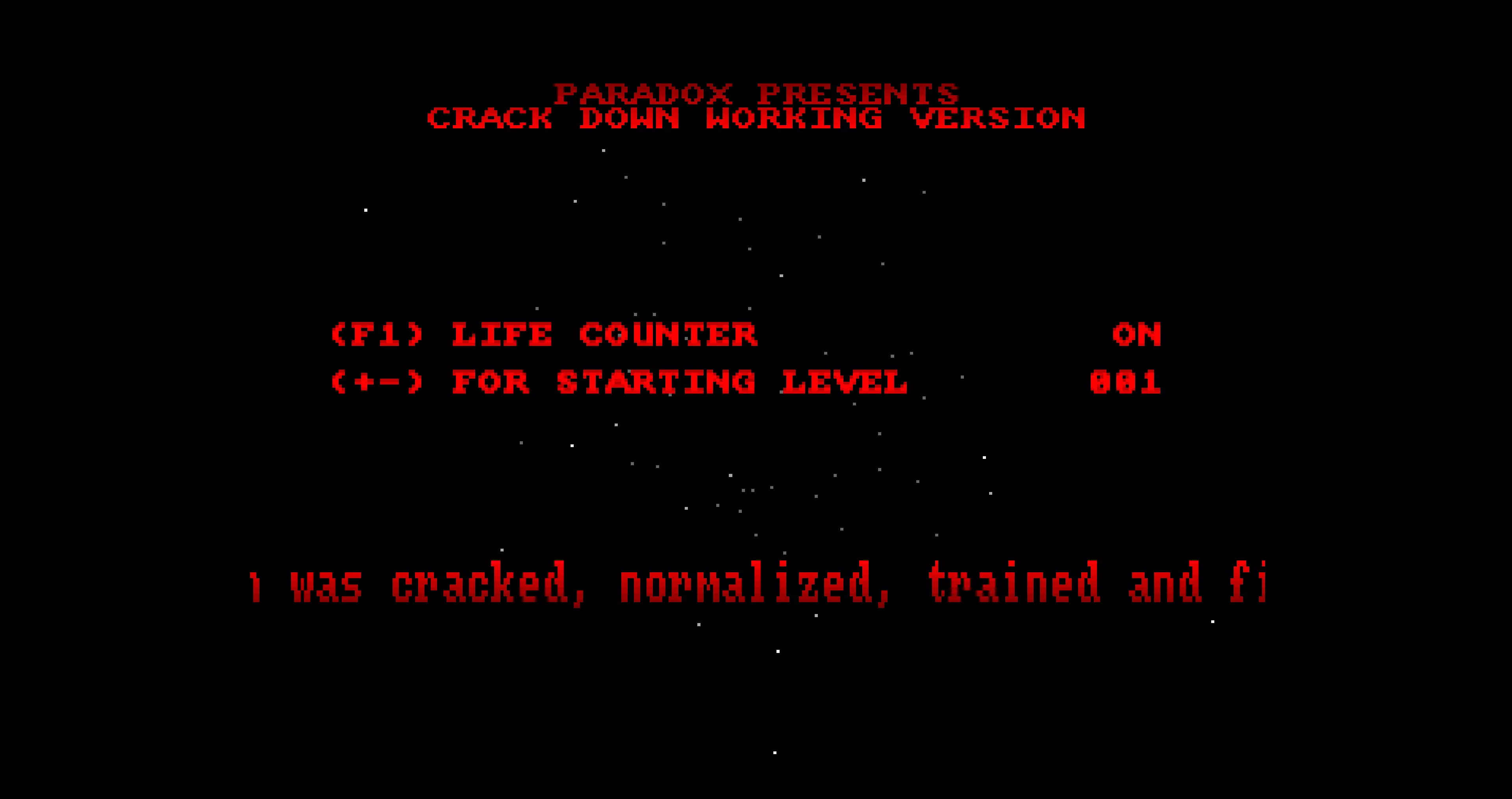 Crack Down +1 (1990) by Paradox