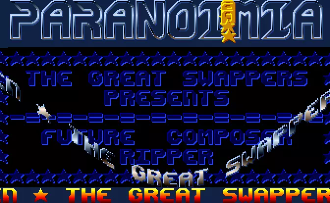 Future Composer Ripper Intro (1989) by Paranoimia