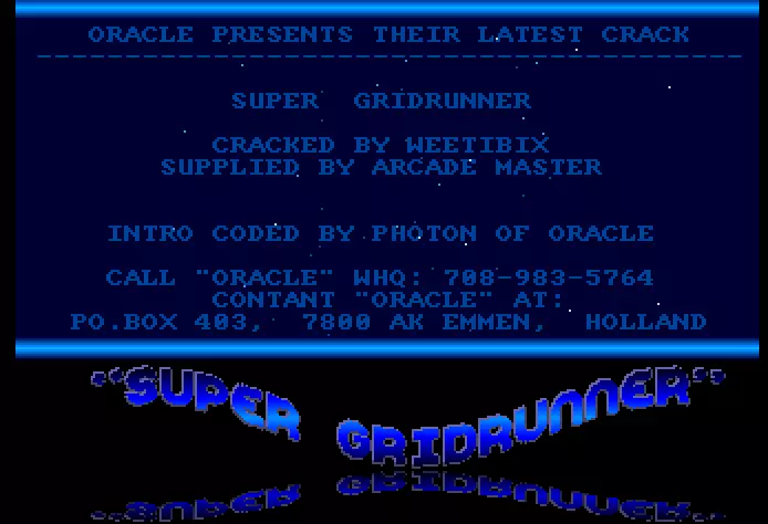 Super Gridrunner (1990) by Oracle