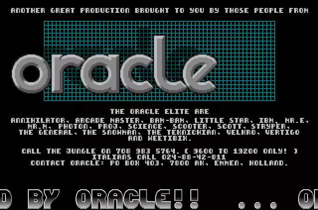 Colony (1990) by Oracle