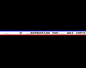 Barbarian 2 Import (1989) by Orion (old)