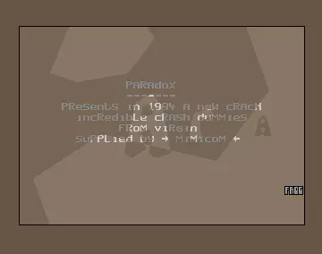 The Incredible Crash Dummies (1994) by Paradox