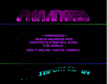 Lightspeed Import Sine (1990) by Paranoid