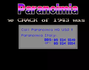 1943 (1989) by Paranoimia