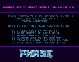 Total Lameness (1991) by Phase