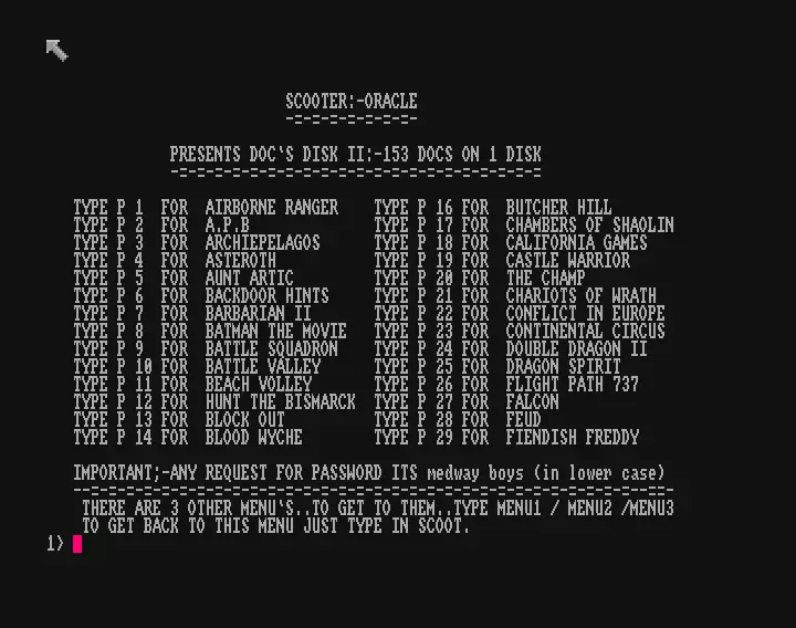 Docs Disk 02 (1989) by Oracle
